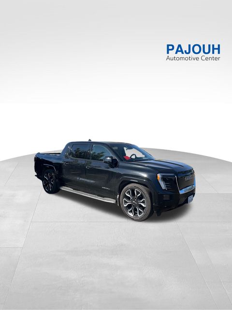 Onyx Black 2025 GMC Sierra EV Pickup Truck All-Wheel Drive 1-Speed Automatic