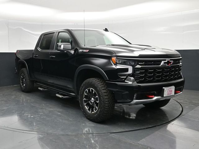 Black 2023 Chevrolet Silverado 1500 ZR2 Crew Cab 4WD Pickup Truck Four-Wheel Drive Automatic