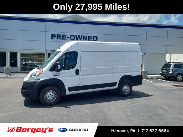 Bright White Clearcoat 2019 RAM ProMaster 1500 136 High Roof Cargo Van FWD Van Front-Wheel Drive 6-Speed Automatic