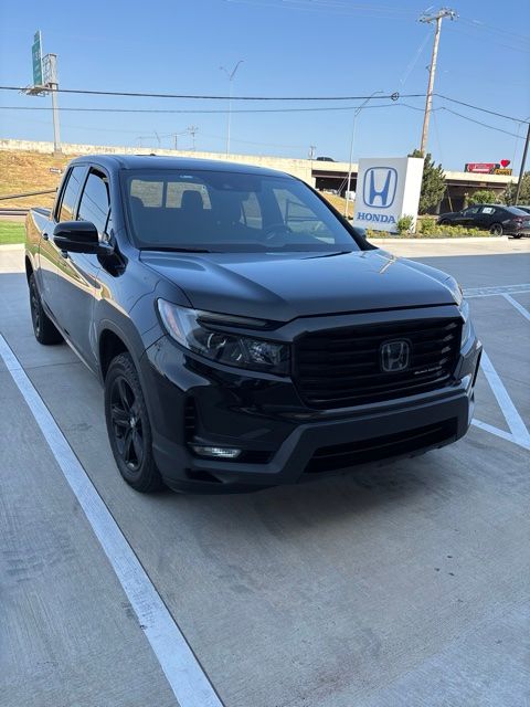 Crystal Black Pearl 2021 Honda Ridgeline Pickup Truck All-Wheel Drive 9-Speed Automatic
