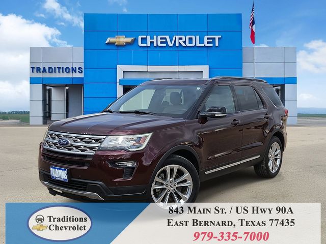 Red (Burgundy) 2018 Ford Explorer XLT SUV / Crossover Front-Wheel Drive 6-Speed Automatic