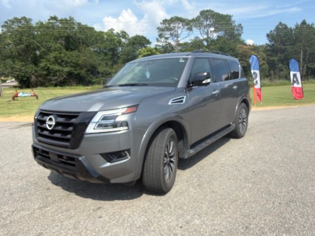 Gray (Gun Metallic) 2024 Nissan Armada SL RWD SUV / Crossover 4X2 7-Speed Automatic