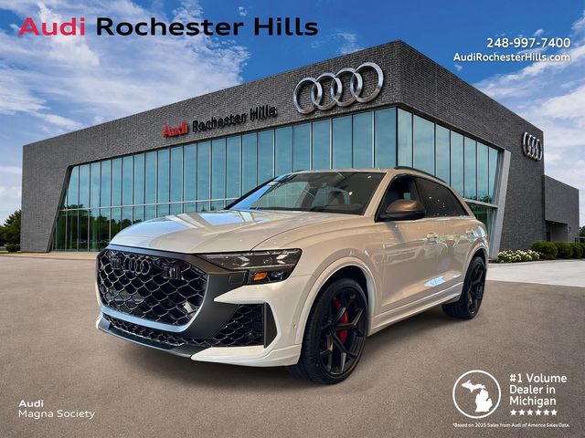 Glacier White 2026 Audi RS Q8 SUV / Crossover All-Wheel Drive 8-Speed Automatic