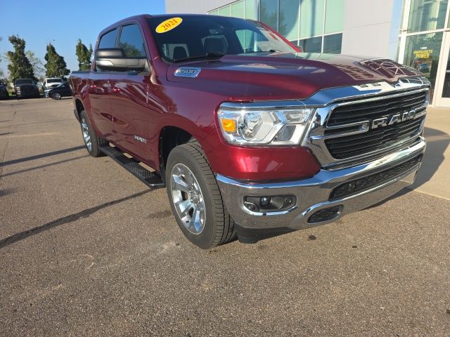 2021 Ram 1500 Big Horn/Lone Star - Delmonico Red Pearlcoat exterior view 3