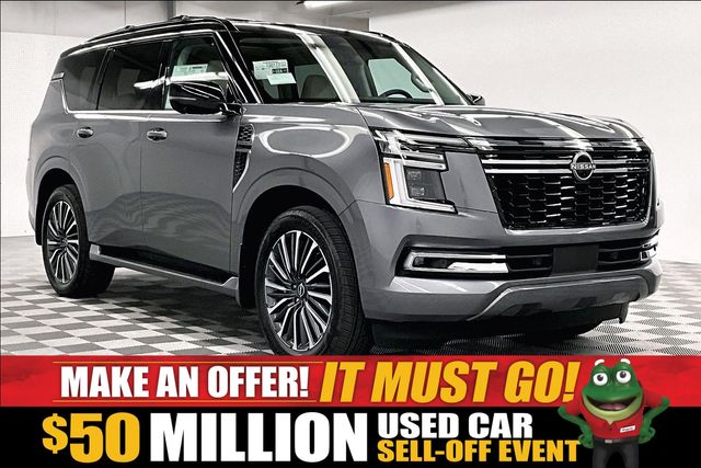 Gun Metallic/Super Black 2026 Nissan Armada SUV / Crossover Four-Wheel Drive 9-Speed Automatic