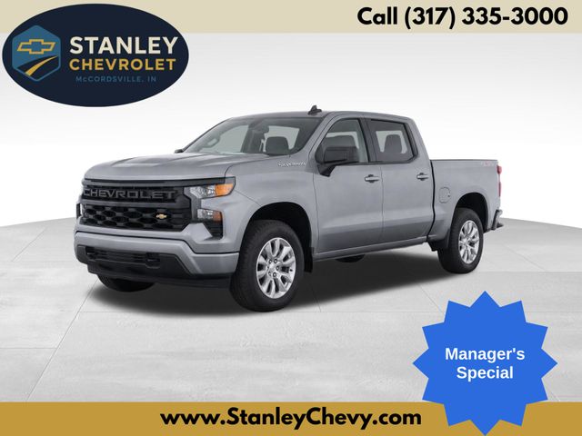 Sterling Gray Metallic 2025 Chevrolet Silverado 1500 Pickup Truck Four-Wheel Drive 8-Speed Automatic