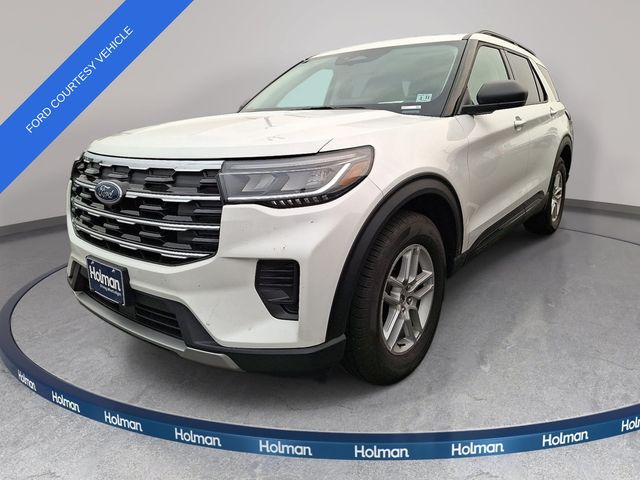 Star White Metallic Tri-Coat 2026 Ford Explorer SUV / Crossover All-Wheel Drive Automatic
