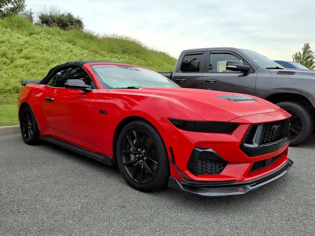 Race Red 2024 Ford Mustang Convertible Rear-Wheel Drive 6-Speed Manual