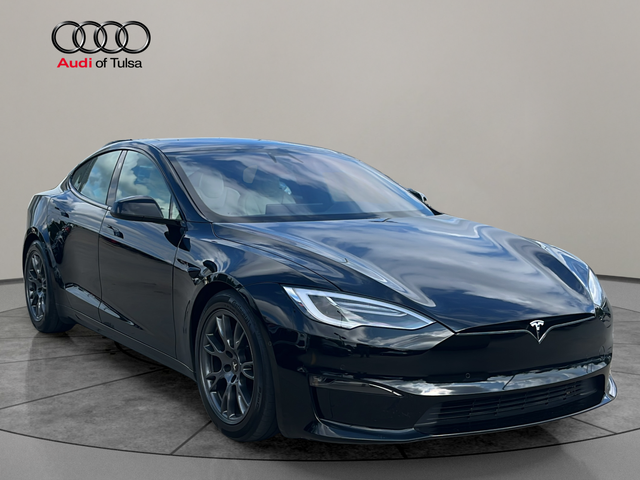 Black 2022 Tesla Model S AWD Sedan All-Wheel Drive 1-Speed Automatic