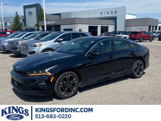 Ebony Black 2022 Kia K5 GT-Line FWD Sedan Front-Wheel Drive 8-Speed Automatic