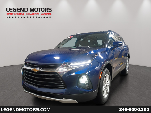 Blue Glow Metallic 2022 Chevrolet Blazer 2LT AWD SUV / Crossover All-Wheel Drive 9-Speed Automatic Overdrive