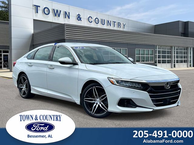 Platinum White Pearl 2022 Honda Accord Sedan Front-Wheel Drive Automatic