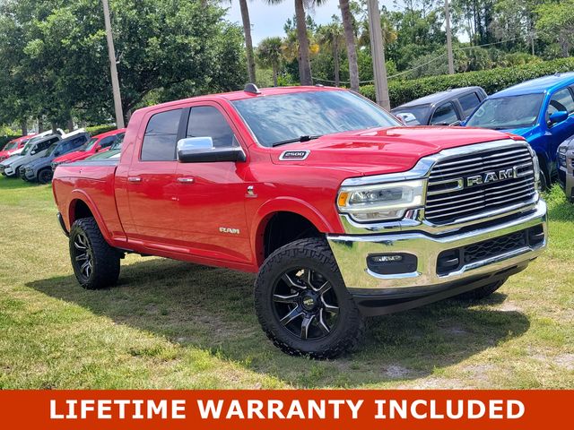 Flame Red Clearcoat 2019 RAM 2500 Laramie Mega Cab 4WD Pickup Truck Four-Wheel Drive 6-Speed Automatic
