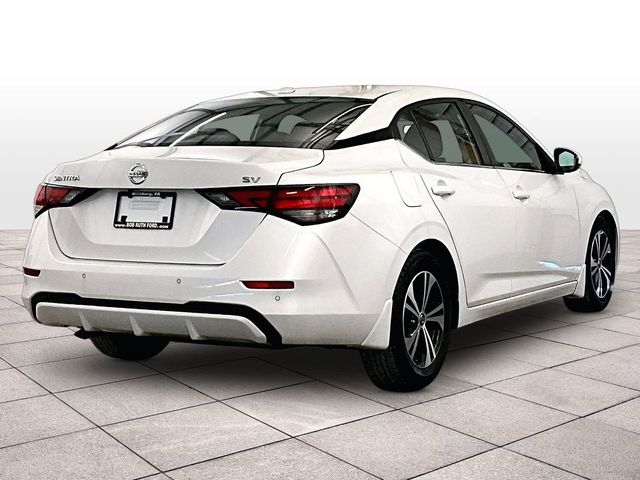 2020 Nissan Sentra SV White at Luther Ford