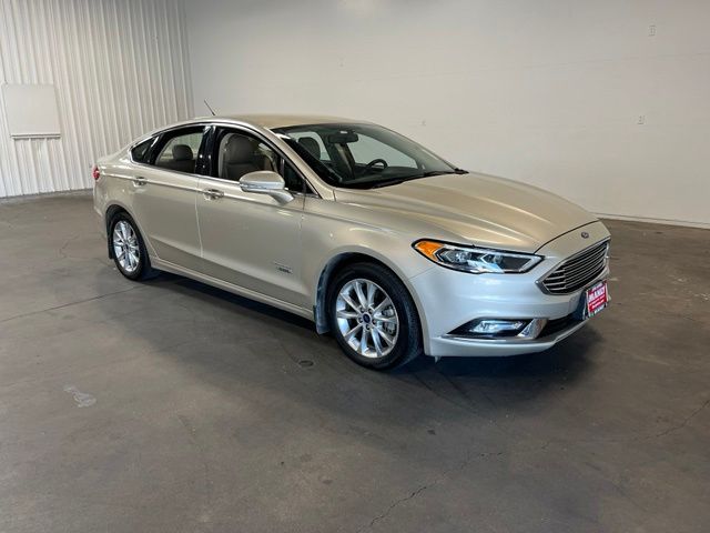 white gold 2017 Ford Fusion Energi Sedan Front-Wheel Drive Continuously Variable Transmission