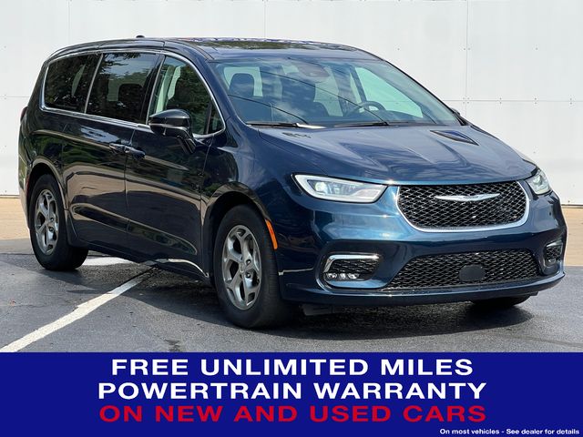 Fathom Blue Pearlcoat 2024 Chrysler Pacifica Minivan Front-Wheel Drive 9-Speed Automatic