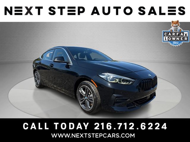 Jet Black 2024 BMW 2 Series Sedan Front-Wheel Drive 8-Speed Automatic