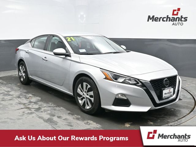 Brilliant Silver Metallic 2021 Nissan Altima 2.5 S FWD Sedan Front-Wheel Drive Continuously Variable Transmission