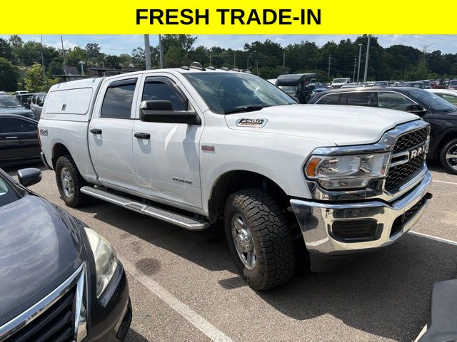 Bright White Clearcoat 2021 RAM 2500 Pickup Truck Four-Wheel Drive 8-Speed Automatic