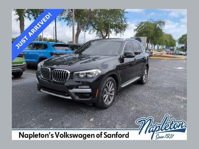 Jet Black 2019 BMW X3 sDrive30i RWD SUV / Crossover Rear-Wheel Drive 8-Speed Automatic