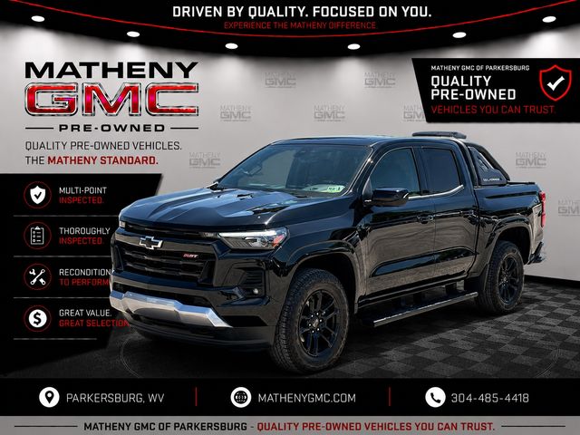 Black 2025 Chevrolet Colorado Pickup Truck Four-Wheel Drive 8-Speed Automatic