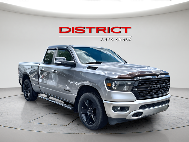 Billet Silver Metallic Clearcoat 2022 RAM 1500 Pickup Truck Four-Wheel Drive 8-Speed Automatic
