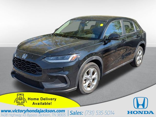 Crystal Black Pearl 2024 Honda HR-V LX FWD SUV / Crossover Front-Wheel Drive Continuously Variable Transmission