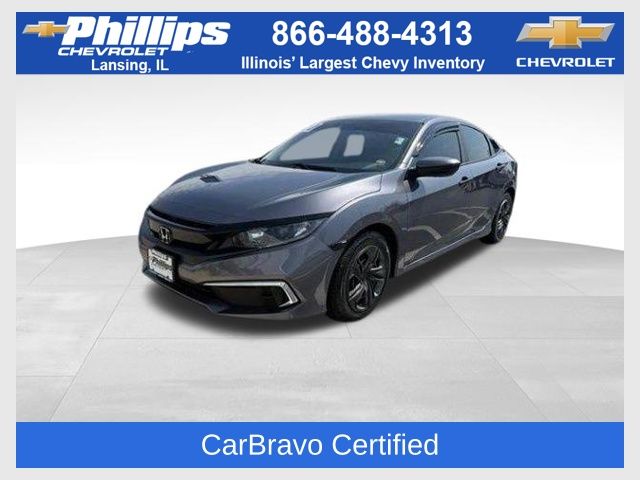Sonic Gray Pearl 2020 Honda Civic LX Sedan FWD Sedan Front-Wheel Drive Continuously Variable Transmission