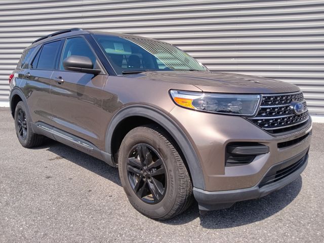 Stone Gray Metallic 2021 Ford Explorer XLT AWD SUV / Crossover All-Wheel Drive Automatic