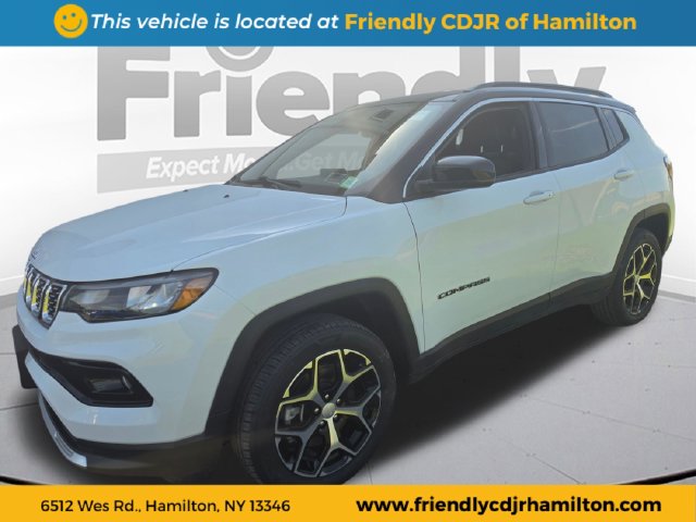 Bright White Clearcoat 2024 Jeep Compass SUV / Crossover Four-Wheel Drive 8-Speed Automatic