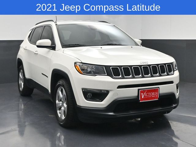2021 Jeep Compass Latitude White at Big Star Chrysler Jeep Dodge Ram 