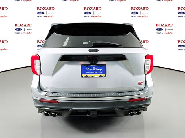 2021 Silver Metallic Ford Explorer ST 4X4 SUV