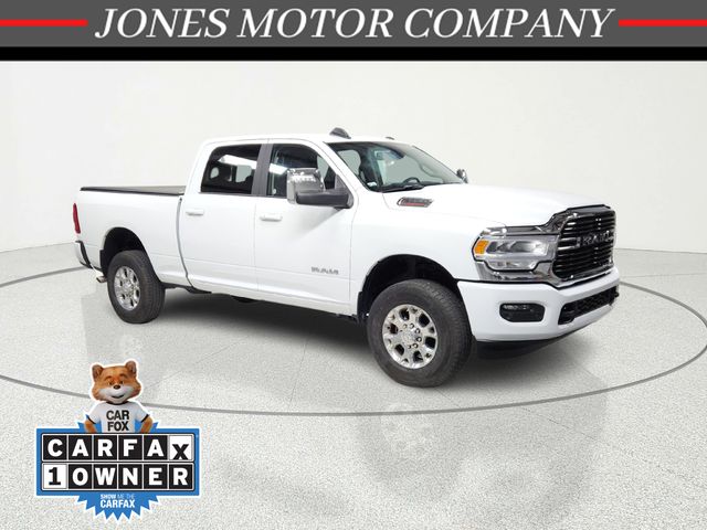 Bright White Clearcoat 2024 RAM 2500 Laramie Crew Cab 4WD Pickup Truck Four-Wheel Drive 8-Speed Automatic