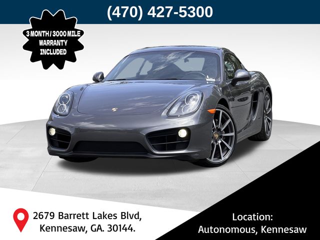 Agate Gray Metallic 2016 Porsche Cayman Black Edition Coupe Rear-Wheel Drive 7-Speed Automatic