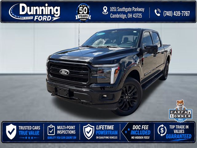 Agate Black Metallic 2025 Ford F-150 Pickup Truck Four-Wheel Drive Automatic