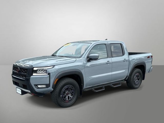 Boulder Gray 2025 Nissan Frontier Pickup Truck Four-Wheel Drive 9-Speed Automatic Overdrive