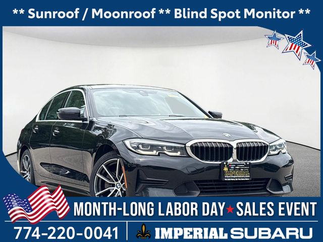 Jet Black 2019 BMW 3 Series Sedan All-Wheel Drive 8-Speed Automatic