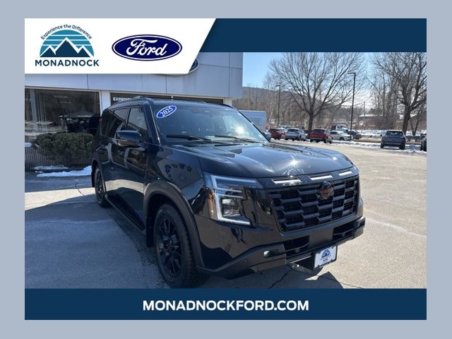 Super Black 2025 Nissan Armada PRO-4X 4WD SUV / Crossover Four-Wheel Drive 9-Speed Automatic