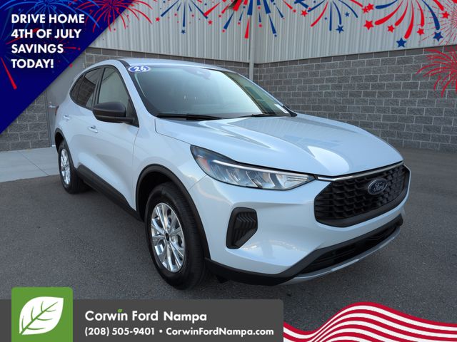 Silver Metallic 2026 Ford Escape SUV / Crossover All-Wheel Drive 8-Speed Automatic