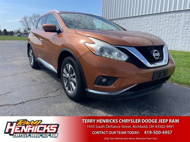 Pacific Sunset Metallic 2017 Nissan Murano SL AWD SUV / Crossover All-Wheel Drive Continuously Variable Transmission