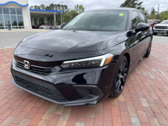 Crystal Black Pearl 2023 Honda Civic Sport FWD Sedan Front-Wheel Drive Continuously Variable Transmission