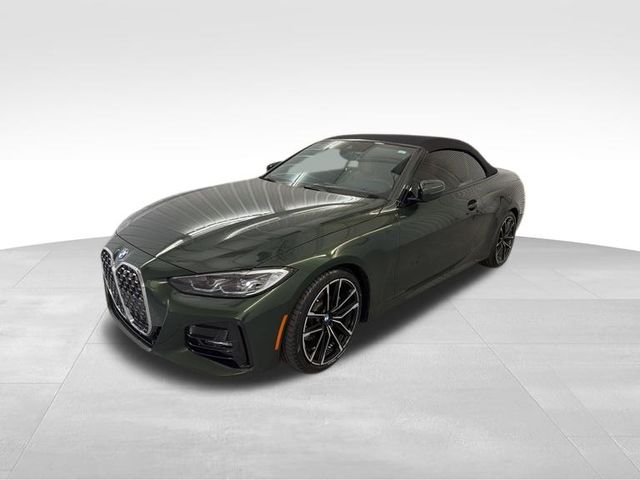 San Remo Green Metallic 2021 BMW 4 Series 430i Convertible RWD Convertible Rear-Wheel Drive 8-Speed Automatic