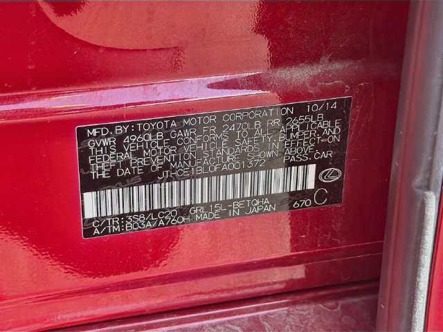 Used 2015 Red Lexus 350 image 29