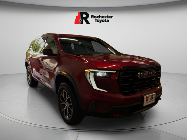 Volcanic Red Tintcoat 2025 GMC Acadia AT4 AWD SUV / Crossover Four-Wheel Drive 8-Speed Automatic
