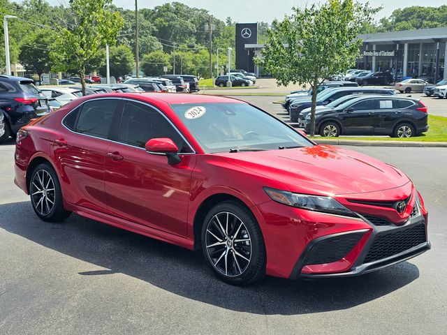 Supersonic Red 2024 Toyota Camry Sedan Front-Wheel Drive 8-Speed Automatic
