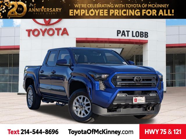 Blue 2025 Toyota Tacoma Pickup Truck Four-Wheel Drive 8-Speed Automatic