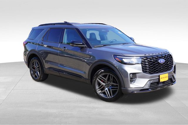 Carbonized Gray Metallic 2025 Ford Explorer ST-Line AWD SUV / Crossover All-Wheel Drive Automatic