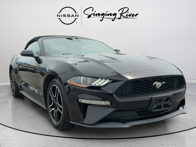 Shadow Black 2022 Ford Mustang Convertible Rear-Wheel Drive Automatic