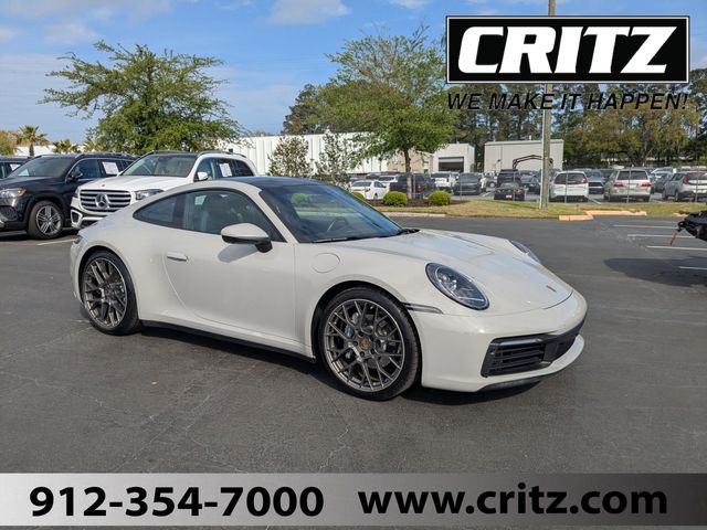 Chalk 2022 Porsche 911 Carrera Coupe RWD Coupe Rear-Wheel Drive 8-Speed Automatic