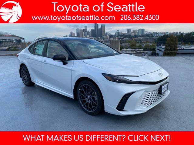 Midnight Black Metallic 2026 Toyota Camry Sedan All-Wheel Drive Continuously Variable Transmission